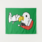 Erdnüsse | Snoopy & Woodstock Wandteppich (Vorderseite (Horizontal))