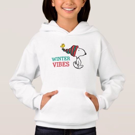 Erdnüsse | Snoopy & Woodstock Warme Wünsche Hoodie (Vorderseite)