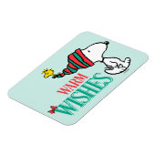 Erdnüsse | Snoopy & Woodstock Warme Wünsche Magnet (Linke Seite)