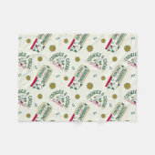 Erdnüsse | Snoopy & Woodstock Warmes Kakaomuster Fleecedecke (Vorderseite (Horizontal))