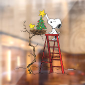 Erdnüsse | Snoopy & Woodstock Weihnachtsbaum Fensteraufkleber (Blatt 2)