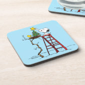 Erdnüsse | Snoopy & Woodstock Weihnachtsbaum Getränkeuntersetzer (Linke Seite)