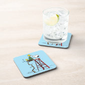 Erdnüsse | Snoopy & Woodstock Weihnachtsbaum Getränkeuntersetzer (Rechte Seite)