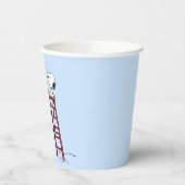 Erdnüsse | Snoopy & Woodstock Weihnachtsbaum Pappbecher (Links)