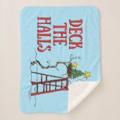 Erdnüsse | Snoopy & Woodstock Weihnachtsbaum Sherpadecke (Vorderseite)