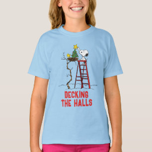 Erdnüsse Snoopy & Woodstock Weihnachtsbaum T-Shirt