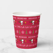 Erdnüsse | Snoopy & Woodstock Weihnachtssüßer Pappbecher (Rückseite)