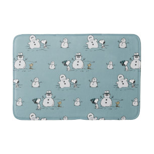 Erdnüsse   Snoopy & Woodstock Winter Break Pattern Badematte