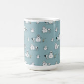 Erdnüsse | Snoopy & Woodstock Winter Break Pattern Kaffeetasse (Mittel)