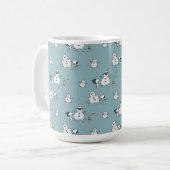 Erdnüsse | Snoopy & Woodstock Winter Break Pattern Kaffeetasse (Vorderseite Links)