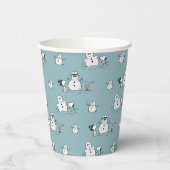 Erdnüsse | Snoopy & Woodstock Winter Break Pattern Pappbecher (Links)