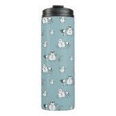Erdnüsse | Snoopy & Woodstock Winter Break Pattern Thermosbecher (Vorderseite)