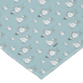 Erdnüsse | Snoopy & Woodstock Winter Break Pattern Tischdecke (Schrägansicht)