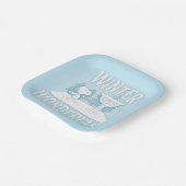 Erdnüsse | Snoopy & Woodstock Winter Wonderland Pappteller (Gewinkelt)