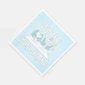 Erdnüsse | Snoopy & Woodstock Winter Wonderland Serviette (Ecke)