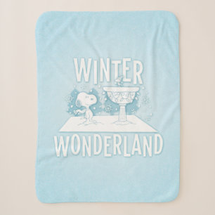 Erdnüsse Snoopy & Woodstock Winter Wonderland Sherpadecke