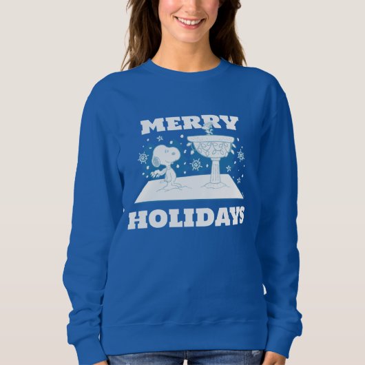 Erdnüsse | Snoopy & Woodstock Winter Wonderland Sweatshirt (Vorderseite)