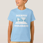 Erdnüsse | Snoopy & Woodstock Winter Wonderland T-Shirt (Vorderseite)