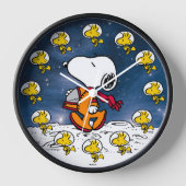 Erdnüsse | Snoopy & Woodstock zusammen Uhr (Vorderseite)
