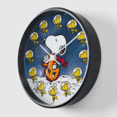 Erdnüsse | Snoopy & Woodstock zusammen Uhr (Winkel)