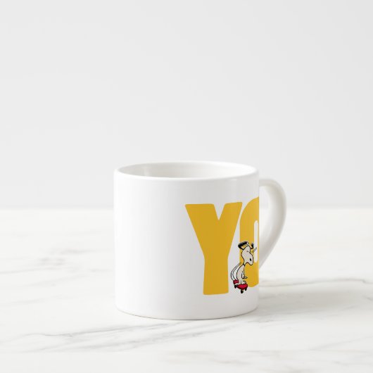 Erdnüsse | Snoopy YO Skateboard Espressotasse (Vorderseite Rechts)