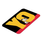 Erdnüsse | Snoopy YO Skateboard Magnet (Linke Seite)