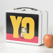 Erdnüsse | Snoopy YO Skateboard Metall Brotdose (Beispiel)