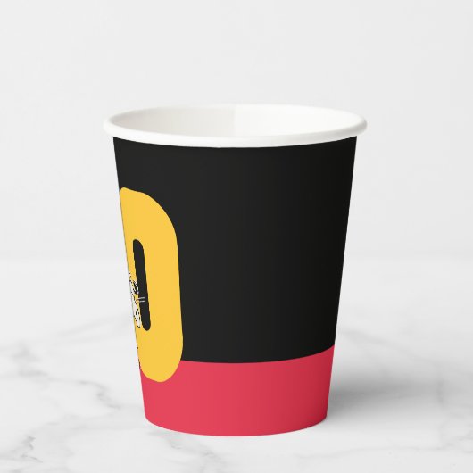 Erdnüsse | Snoopy YO Skateboard Pappbecher (Links)