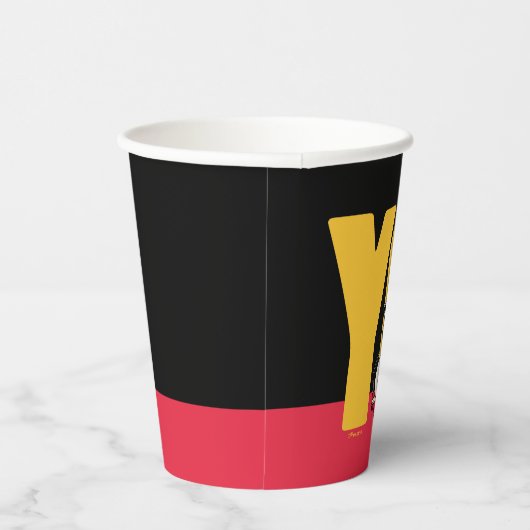 Erdnüsse | Snoopy YO Skateboard Pappbecher (Rechts)