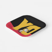 Erdnüsse | Snoopy YO Skateboard Pappteller (Gewinkelt)