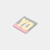 Erdnüsse | Snoopy YO Skateboard Post-it Klebezettel (angewinkelt)