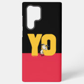 Erdnüsse | Snoopy YO Skateboard Samsung Galaxy Hülle (Rückseite)
