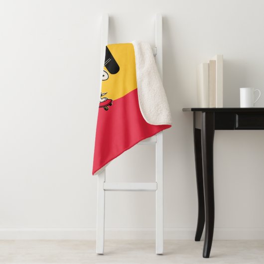 Erdnüsse | Snoopy YO Skateboard Sherpadecke (Beispiel)