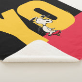 Erdnüsse | Snoopy YO Skateboard Sherpadecke (3/4)