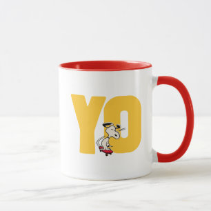 Erdnüsse   Snoopy YO Skateboard Tasse