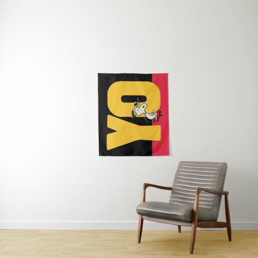 Erdnüsse | Snoopy YO Skateboard Wandteppich (Beispiel)