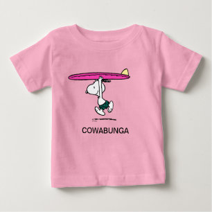 Erdnüsse   Snoopy zum Surfen Baby T-shirt