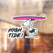 Erdnüsse | Snoopy zum Surfen Fensteraufkleber (Blatt 2)