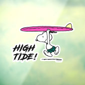 Erdnüsse | Snoopy zum Surfen Fensteraufkleber (Blatt 3)