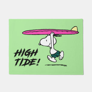 Erdnüsse   Snoopy zum Surfen Fußmatte