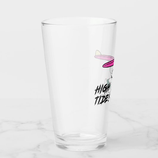 Erdnüsse | Snoopy zum Surfen Glas (Rechts)