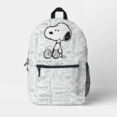 Erdnüsse | Snoopy's Friend Woodstock Bedruckter Rucksack (Vorderseite)