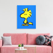 Erdnüsse | Snoopy's Friend Woodstock Leinwanddruck (Insitu (Wohnzimmer))