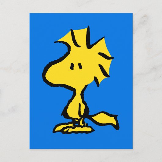 Erdnüsse | Snoopy's Friend Woodstock Postkarte (Vorderseite)