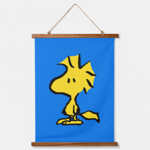 Erdnüsse Snoopy's Friend Woodstock Wandteppich Mit Holzrahmen