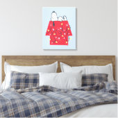 Erdnüsse | Snoopy's Holiday Dreamer Leinwanddruck (Insitu (Schlafzimmer))