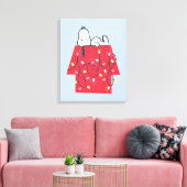 Erdnüsse | Snoopy's Holiday Dreamer Leinwanddruck (Insitu (Wohnzimmer))