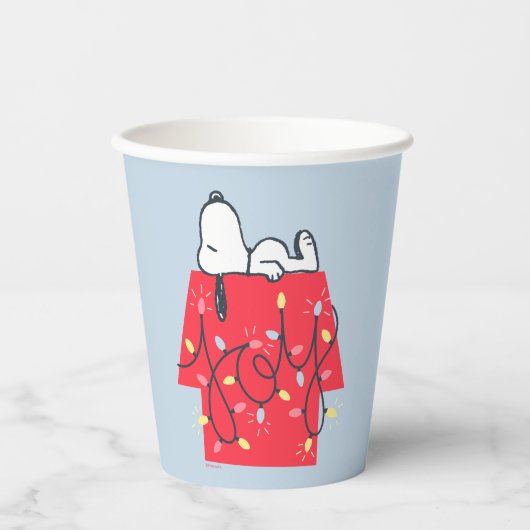 Erdnüsse | Snoopy's Holiday Dreamer Pappbecher (Vorderseite)