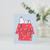 Erdnüsse | Snoopy's Holiday Dreamer Postkarte (Stehend Vorderseite)
