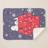 Erdnüsse | Snoopy's Holiday Dreamer Sherpadecke (Vorderseite (Horizontal))